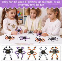 Jerify 40 pack transformable chain robot fidget spinner toys in five bright colors - view 22
