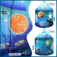 KAIVEE ocean kids play tent with mermaid, whales and sea turtles print - view 9
