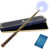 ChampWe Light Up Magic Wizard Wand Rechargeable Illuminating Toy - Leaf