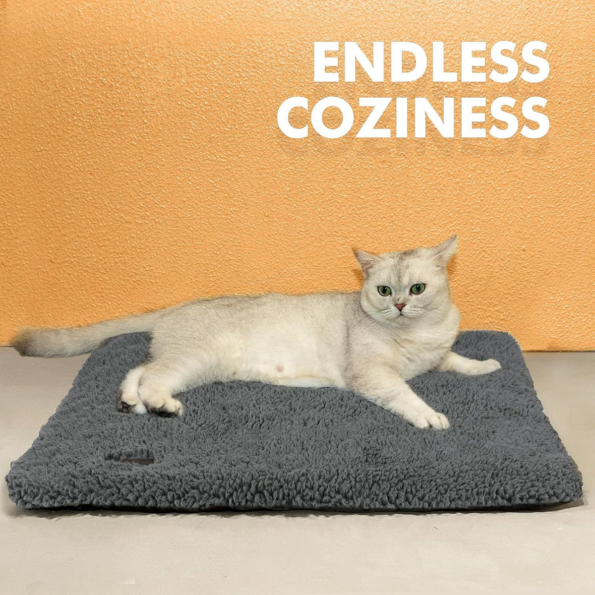 Mora Pets Self Warming Cat Bed Self Heating Cat Dog Mat Pet Pad - 29.1"L x 18.9"W x 1.0"Th / Dark Grey - image 3