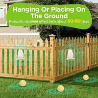 Mosquito Repellent Outdoor Patio, Mosquitoes Repellent Outdoor Powerful, Patio Mosquito Repellent for Yard, Camping, Child&Pets Friendly 10 Pack, Green