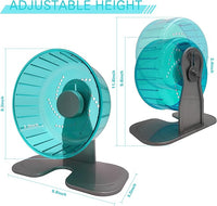 Petest Hamster Exercise Wheel, Silent Spinner Hamster Running Wheels, Diameter 8.3 inch, Green