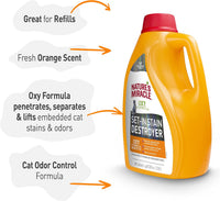 Nature's Miracle Just for Cats Oxy Stain and Odor Remover - 128 Fl Oz (Pack of 1) - image 4