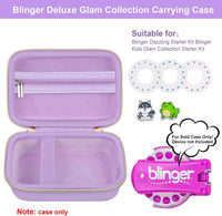 Elonbo pink carrying case for Blinger Diamond Starter Set with double zipper - view 4
