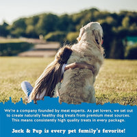Jack&Pup 12 Inch Bully Sticks for Large Dogs (5 Pack) Jumbo Dog Chews for Aggressive Chewers | All Natural, Odor Free Bully Sticks for Dogs