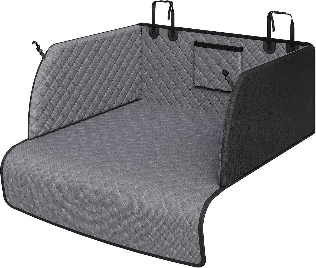 SUV Cargo Liner for Dogs, Pet Trunk Cover with Cushioned Sides – Essentials for Dogs - gray / M