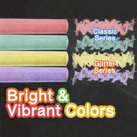 160 PCS Sidewalk Chalk for Kids, 14 Colors - 75 - image 4