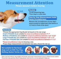 Mesh Dog Muzzle Suits for Small Medium Large Dogs Dog Muzzle Set – Essentials for Dogs - Beige / Small 3 PCS(XXS-S) - image 2