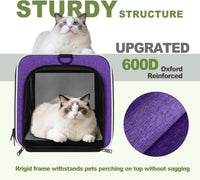 Cat Carrier 18x11x11 Top Load - Purple / 18.0"L x 11.0"W x 11.0"H - image 4