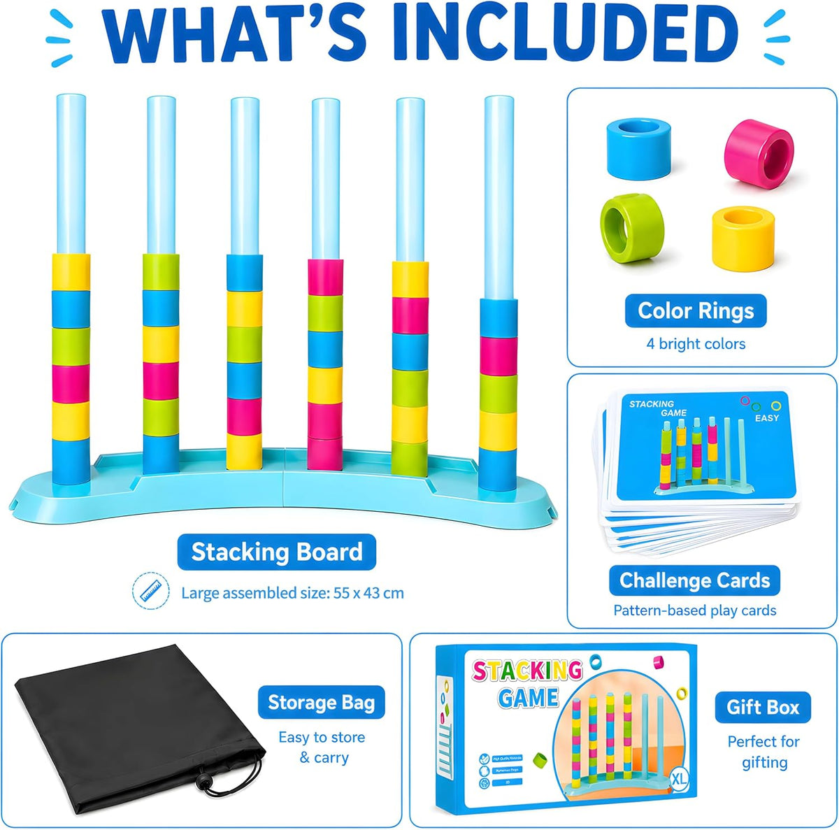 2 Pack Color Matching Challenge Game - Mixed Color / XL- 1 Pack - image 2