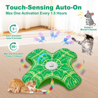 Interactive Cat Toys for Indoor Cats - Green Cover Cloth Toy - image 3