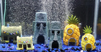 Penn-Plax Spongebob & Pineapple House Aquarium Decor - Large / Pineapple Home - image 2