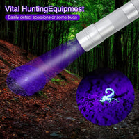 COSOOS 2 Pack UV Flashlight - Silver / 2 Pack - image 4