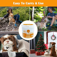 Dog Dental Wipes, Pet Dental Finger Wipes for Dogs & Cats, Dog Teeth Cleaning Wipes, Reduce Plaque & Tartar Buildup, Fresh Breath, Protect Gums, Dog Ear Cleaner Wipes Remove Wax, Coconut Scent, 50Pcs