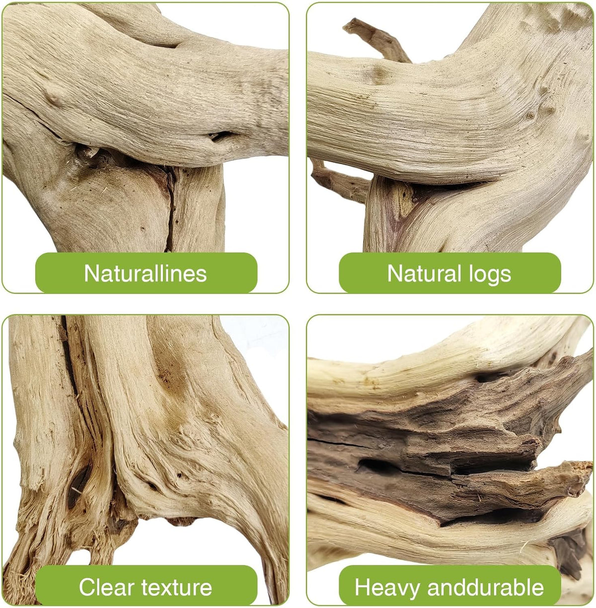 Natural Driftwood for Aquarium - Spiderwood（7-13 inch pack of 2） - image 4