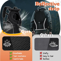 WOYYHO Pet Dog Carrier Backpack - Black 2.0 / Small(2-4.5lbs) - image 4