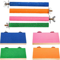 8 Pcs Bird Perch Stand Toy - image 4