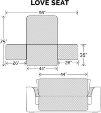 Furhaven Water-Resistant & Reversible Chair Cover Protector for Dogs - Loveseat / Espresso/Clay - image 3