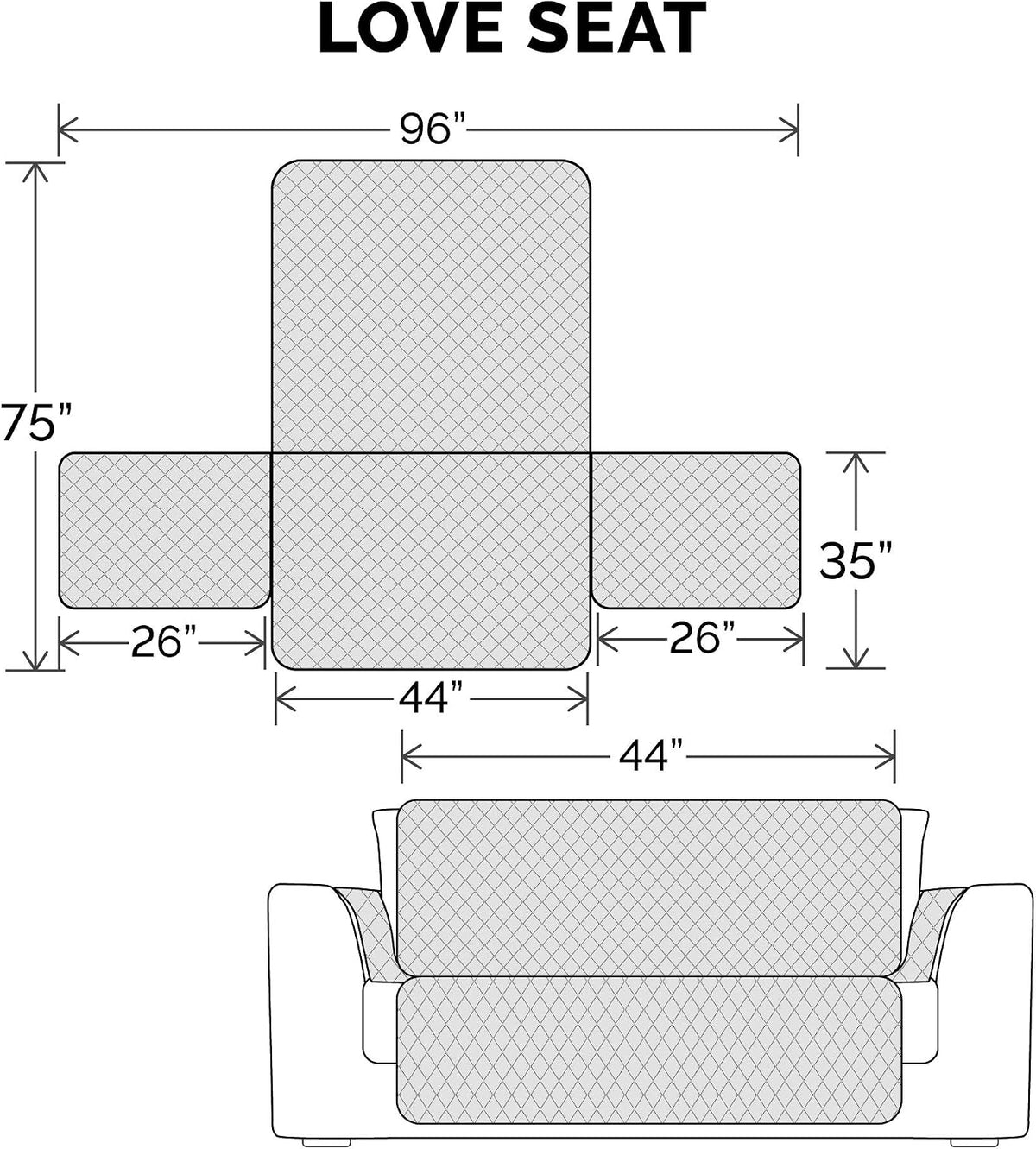 Furhaven Water-Resistant & Reversible Chair Cover Protector for Dogs - Loveseat / Espresso/Clay - image 3