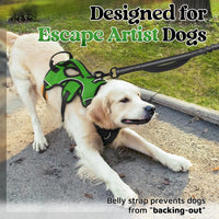 rabbitgoo Escape Proof Dog Harness for Large - Green / Large - image 2