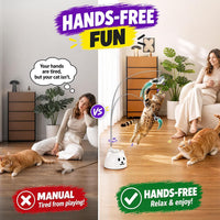 Interactive Cat Toys for Indoor Cats - White - image 3