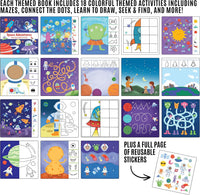 Totebook kids travel activity kit with tethered dry erase markers and ocean theme activity book - view 22