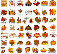 100PCS Vintage Christmas Stickers - Thanksgiving - image 4
