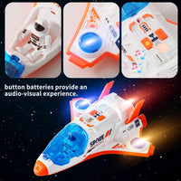 Wbzle space ship toy with astronaut figure, opening cockpits and telescopic arm - view 14