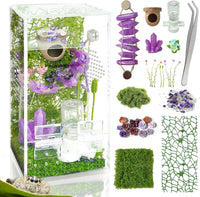 Jumping Spider Enclosure, DIY Insects Habitat - Purple