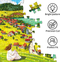 1000 Piece Puzzles for Adults, Premium Magic Book Jigsaw Puzzle – Fun for Kids & Family - Mountain Top Calm - image 4