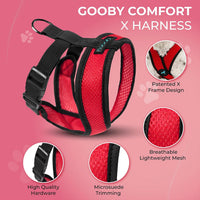 Gooby Comfort X Head-in Dog Harness, Choke-Free - X-Large Chest (20.5-28") / Red - image 2