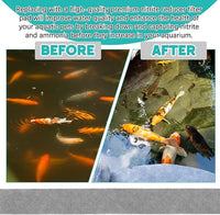 Treela Nitrite Remover Pad 4.53 x 39.37 inches Nitrate Reducer Filter Pad Fish Tank Filter Pads Nitrate Remover Cut to Fit for Aquariums and Pond Reducing Media Pad