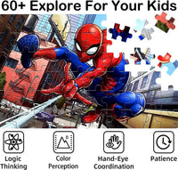 NEILDEN 60 piece jigsaw puzzle for kids ages 4-8 packed in a tin box - view 6