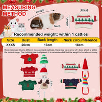 Clysee 10-piece guinea pig clothes set with flannel vests and knitted mini hats - view 10