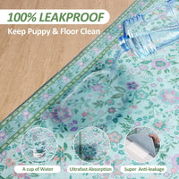 Washable Pee Pad for Dogs, 36"x48" - Green / 24*48 Inch(Pack of 2) - image 3