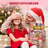 EPUMP Glow in the Dark Wooden Painting Kit for Kids - Wooden Painting Kit (Magnets) - image 3