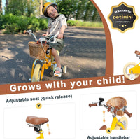 Petimini 12 14 16 18 20 Inch Kids Toddler Bike for Boys Girls – Fun for Kids & Family - Mango / 14 Inch - image 4