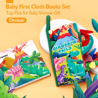 hahaland Baby Books 0-6 Months - Dinosaur Tails - image 2