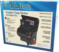Aqua-Tech Ultra Quiet Power Filter For Aquariums - New - 20 to 40 Gallon - image 3
