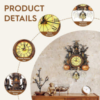 Halloween 3D Puzzles for Adults Halloween Puzzle Clock Adult Craft – Fun for Kids & Family - Halloween Clock - image 2