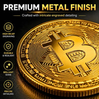 Collector's Bitcoin Coin, Commemorative Crypto Token - image 4