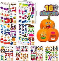 60 Pack Large Pumpkin Stickers - style 4 - image 2