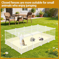 12 Panels Guinea Pig Cages - White 20 P - image 3