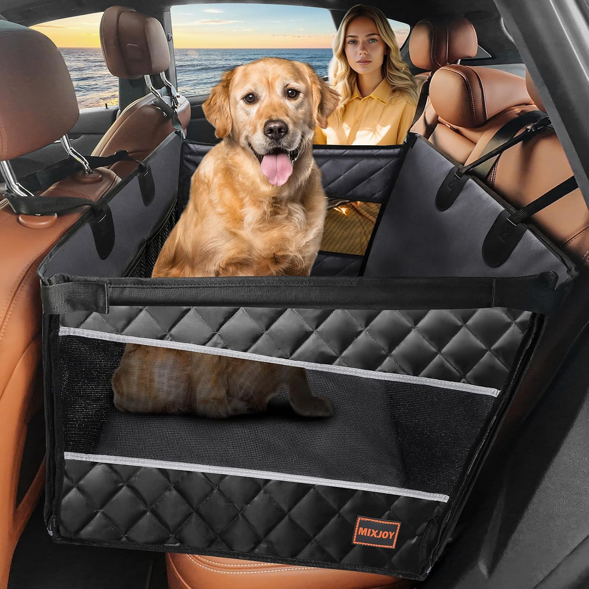 MIXJOY Dog Car Seat for Large Medium Dogs - L (Seat Only)