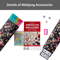 American Mahjong Game Set, 166 Green Tiles - Black - image 4