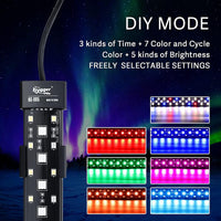 hygger 24/7 Mode Submersible Aquarium LED Light - 15.9in 10W - image 2
