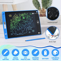 Zhehao LCD writing tablets for kids, 32 colorful 8.5 inch erasable doodle boards - view 9