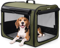 Dog Car Carrier Light Weight 24×17.7×20.5in - Green / 27.0"L x 20.5"W x 20.5"H