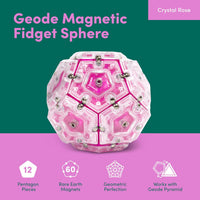 Speks Geode Magnetic Sphere - Rose - image 2