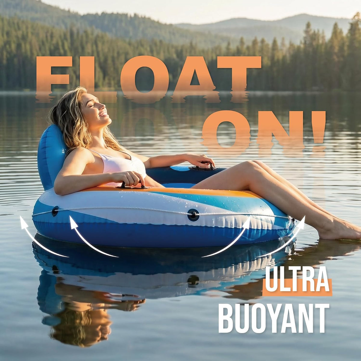 Sunlite Sports Inflatable River Tube Float - River Sunshine Voyager - image 3